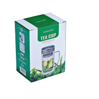 茶花雅韵玻璃滤茶杯300ML6204(5个起售)