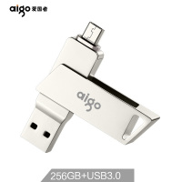 爱国者(aigo)U385 Micro 256GBGB USB3.0 安卓手机U盘 双接口手机电脑两用