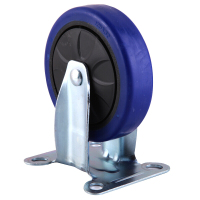 企购优品 橡胶定向车轮(静音)4寸 橡胶车轮(承重50Kg)CLD4 (4个起订 不足数量不发货)