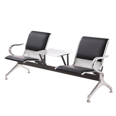 巨高办公家具休息椅不锈钢排椅机场椅