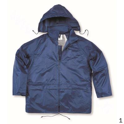 代尔塔( Delta ) 407003-MA-M 聚酰胺雨衣套装，藏青色，M 2件