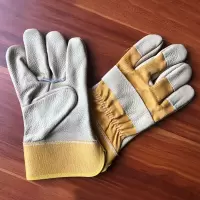 AN 耐磨工业手套 帆布面皮手套 ST-3 -SH