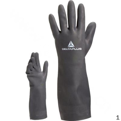 代尔塔 Delta 201510-10 重型氯丁橡胶高性能防化手套(10寸) 5副