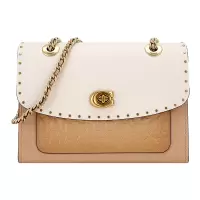 COACH 蔻驰 奢侈品 专柜款女士皮革手提单肩斜挎包