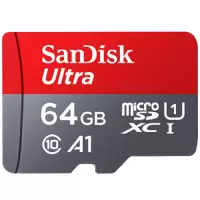 闪迪(SanDisk)UHS-I存储卡 TF卡 至尊高速移动MicroSDXC A1 64GB读速100MB/s