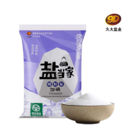 久大 绿色食品 未加碘精制盐 无碘食盐无碘食用盐 盐当家350g*60袋整箱装(50份起发 不足起拍量 不发货)