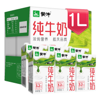 蒙牛 纯牛奶 1L*6 早餐奶