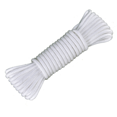 工霸(GONGBA)耐磨尼龙绳安全绳尼龙编织绳帐蓬绳捆绑绳子 8mm 100米/捆 1捆