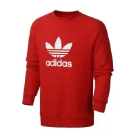 【自营】adidas阿迪达斯三叶男装运动服休闲圆领卫衣FM3781