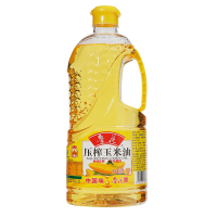QGH鲁花物理压榨非转基因玉米油1.6L×6瓶/箱