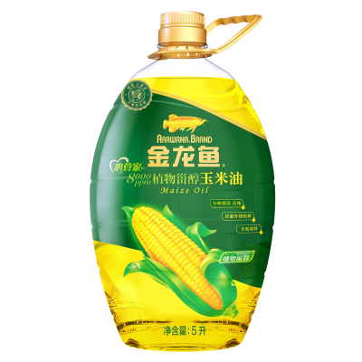 金龙鱼 植物甾醇玉米油 5L