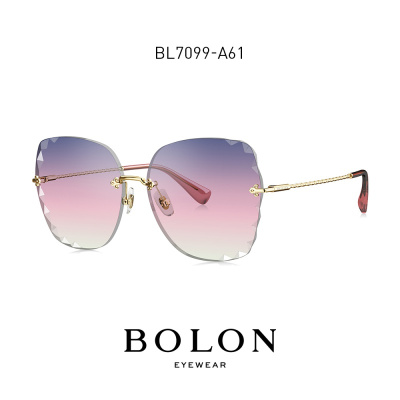 暴龙2020新款太阳镜女蝶形时尚潮流街拍墨镜金属框眼镜BL7099