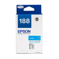 爱普生(EPSON) 青色墨盒 适用WF3641/WF7111/WF7621/WF7218/WF7728 T1882