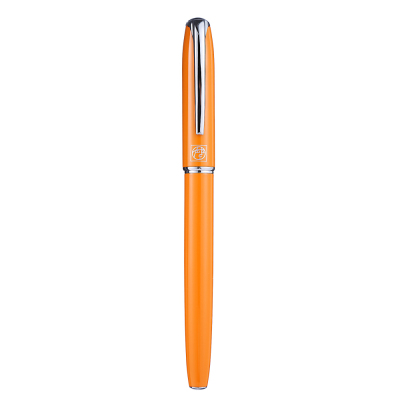 毕加索(pimio)橙黄色PS-916钢笔签字笔男女士成人学生用练字笔0.5mm墨水笔马拉加系列