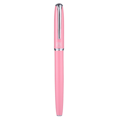 毕加索(pimio)PS-916淡粉色钢笔财务笔特细0.38mm笔尖男女士成人学生用练字笔马拉加系列