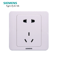 西门子（SIEMENS）开关电源插座86型面板远景雅白系列五孔