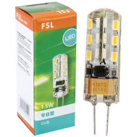 佛山照明(FSL)LED灯珠 1.5W插泡插脚 12V水晶灯灯泡 黄光3000K