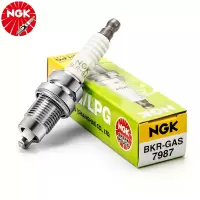 NGK镍合金火花塞 BKR-GAS 7987 单支装 适用于燃气车火花塞