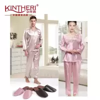 金丝莉(kintheri)卡夏尔丝绸睡衣女式睡衣+男式睡衣JF-923单个装