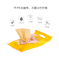 鸥露 湿纸巾10抽*10包婴儿湿巾 消毒杀菌便携式湿纸巾（整箱销售）
