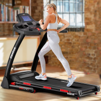 锐步 (Reebok)家用静音跑步机 可折叠减震运动健身器材 走步机 10.1英寸液晶屏 GT40S