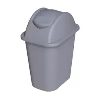 [苏宁自营]白云清洁(BAIYUN CLEANING) AF07008优质塑料 小号带盖的 垃圾桶 (BY)