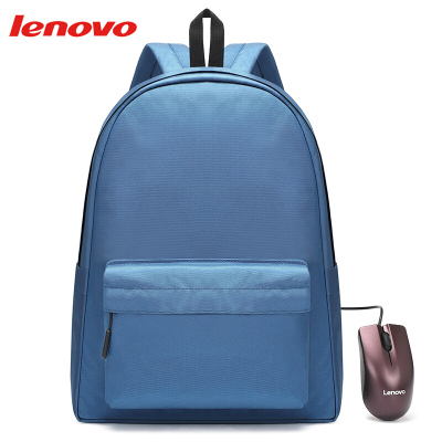 联想(Lenovo)双肩包时尚笔记本电脑包鼠标套装15.6英寸