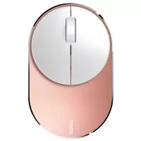 雷柏（Rapoo） M600 无线鼠标 蓝牙鼠标 办公鼠标 静音鼠标 女性鼠标 对称鼠标 笔记本鼠标 电脑鼠标 玫瑰金