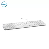 戴尔(DELL)KB216 白色 有线 办公键盘
