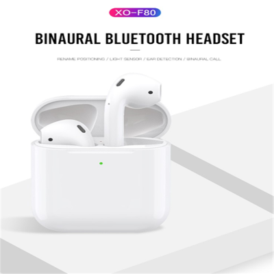 XO Simple Is Beauty 双耳TWS无线蓝牙耳机F80 入耳检测 改名定位 单个价