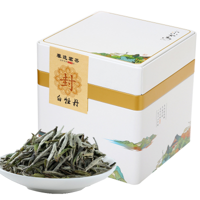 春逸茗茶 福鼎白茶白牡丹 特级荒野白牡丹王散茶罐装200g