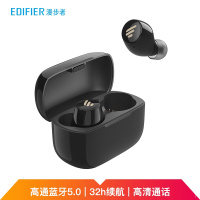  漫步者(EDIFIER)TWS1 真无线蓝牙耳机 迷你隐形运动手机耳机 通用苹果华为小米手机 黑色