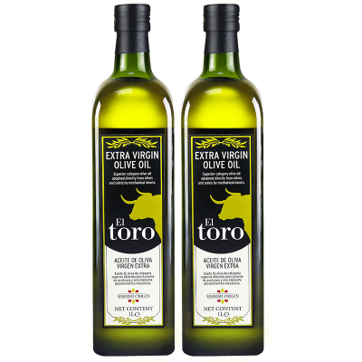 滔利ELTORO特级初榨橄榄油食用油西班牙原瓶进口1L*2瓶