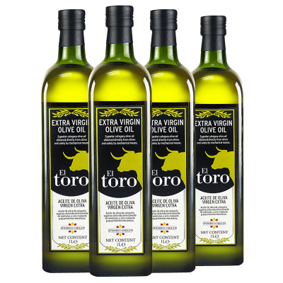 滔利ELTORO特级初榨橄榄油食用油西班牙原瓶进口1L*4瓶
