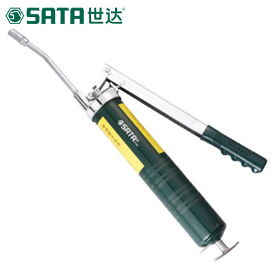 世达(SATA)专业级手动黄油枪 油管平嘴注油器加油枪400cc 97202 1把(货期3-5天)