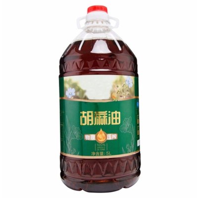 湖沁源 优素福胡麻油(5升/桶)