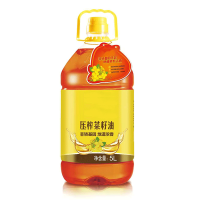 湖沁源 龙大压榨菜籽油(5L/桶)