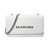 Balenciaga/巴黎世家 女士牛皮单肩斜挎包 537387白色9060