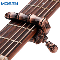 莫森(mosen)MS-16S 酷炫手指旋转式民谣吉他变调夹 莫森创意金属变音夹木吉他电吉他尤克里里通用夹子铜色