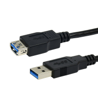 酷比客(L-CUBIC) USB3.0延长线USBAM-AF黑色1M 2条装