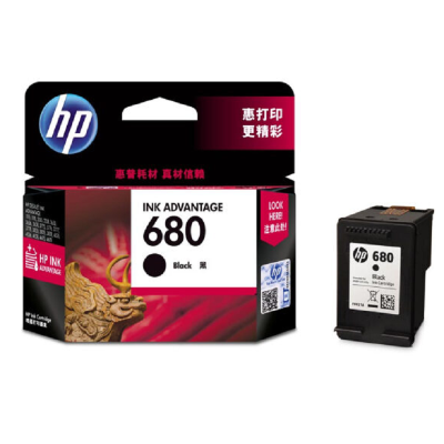 惠普（HP）F6V27AA 680黑色墨盒（适用HP DeskJet 5078 5088 2138 3638 3636