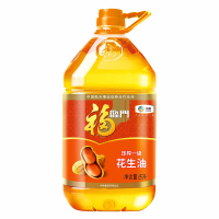 福临门 食用油 压榨一级 花生油 5L