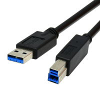 酷比客(L-CUBIC) USB3.0打印线USBAM-BM黑色1.5M 2条装