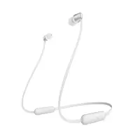 索尼(SONY)WI-C310 无线蓝牙耳机 入耳式线控耳机 白色
