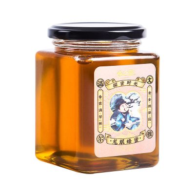 [国潮新品]心之源 龙眼蜂蜜 福建特产纯正蜂蜜 玻璃瓶500g