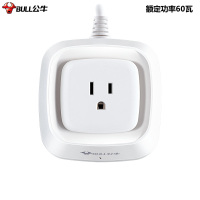 公牛(BULL) GN-P1W 1.8米美标电器变压器插座220V/110V互转额定功率60W内 适用美国日本