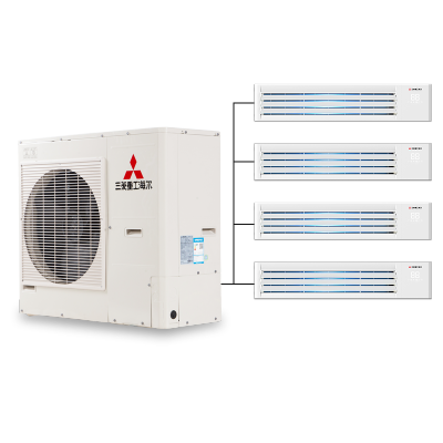 三菱重工海尔5匹一拖四冷暖智能变频 家用中央空调 RFC125JX 多联机 节能健康精确控温