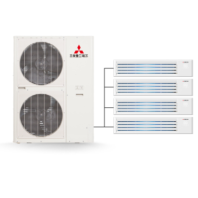三菱重工海尔5匹一拖四冷暖智能变频 家用中央空调 RFC125TX 多联机 节能健康热除菌