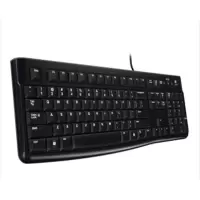 罗技（Logitech）K120 键盘 有线键盘 办公键盘 黑色