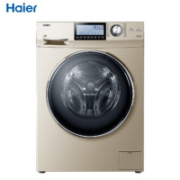 海尔(Haier)G100878BX12G 直驱变频滚筒洗衣机 10公斤 香槟金 (单位:台)